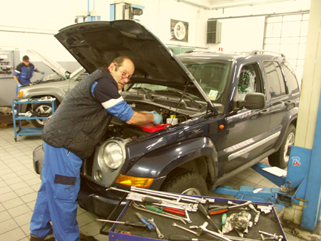 Carlo Regolani maestro di officina.